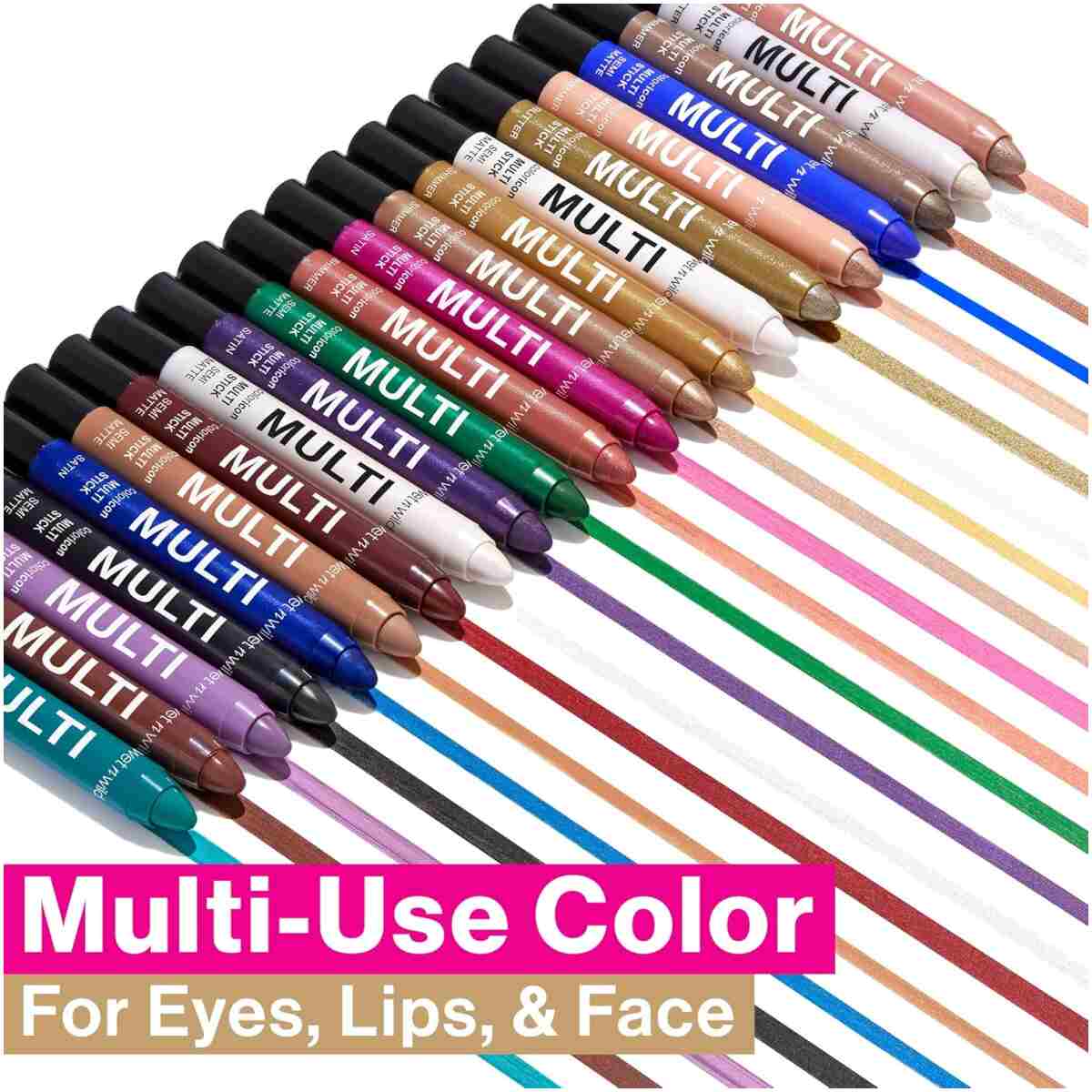 wet n wild Color Icon Cream Eyeliner Eyeshadow DMulti-Stick, Moisturizing, Nourishing Velvety Cream-to-Powder Buildable & Blendable Formula, Cruelty-Free & Vegan - Golden Rush Hour
