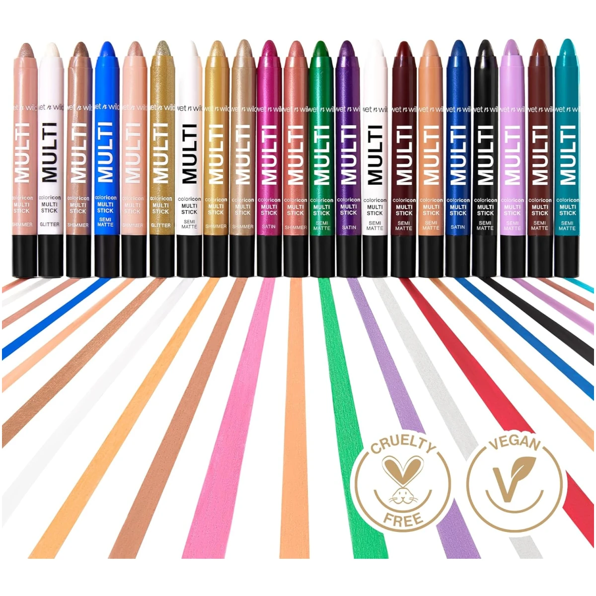 wet n wild Color Icon Cream Eyeliner Eyeshadow DMulti-Stick, Moisturizing, Nourishing Velvety Cream-to-Powder Buildable & Blendable Formula, Cruelty-Free & Vegan - Golden Rush Hour