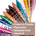 wet n wild Color Icon Cream Eyeliner Eyeshadow Multi-Stick, Moisturizing, Nourishing Velvety Cream-to-Powder Buildable & Blendable Formula, Cruelty-Free & Vegan - Brown Sugar