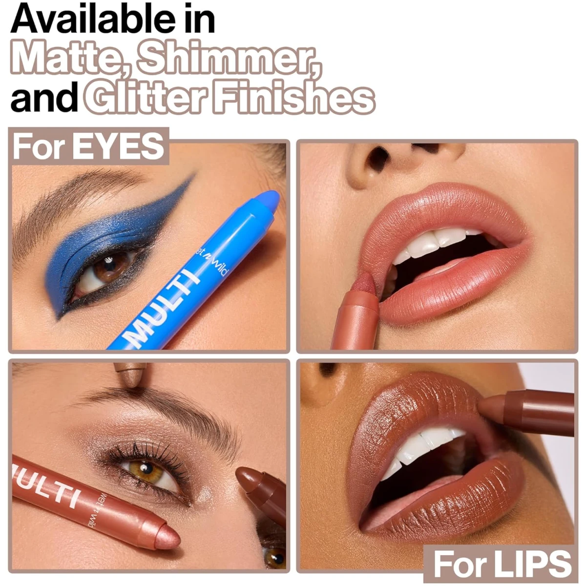 wet n wild Color Icon Cream Eyeliner Eyeshadow Multi-Stick, Moisturizing, Nourishing Velvety Cream-to-Powder Buildable & Blendable Formula, Cruelty-Free & Vegan - Brown Sugar