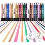wet n wild Color Icon Cream Eyeliner Eyeshadow Multi-Stick, Moisturizing, Nourishing Velvety Cream-to-Powder Buildable & Blendable Formula, Cruelty-Free & Vegan - Brown Sugar