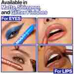 wet n wild Color Icon Cream Eyeliner Eyeshadow Multi-Stick, Moisturizing, Nourishing Velvety Cream-to-Powder Buildable & Blendable Formula, Cruelty-Free & Vegan - Blue Me Away