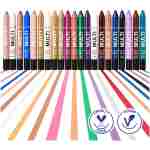 wet n wild Color Icon Cream Eyeliner Eyeshadow Multi-Stick, Moisturizing, Nourishing Velvety Cream-to-Powder Buildable & Blendable Formula, Cruelty-Free & Vegan - Blue Me Away