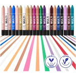 wet n wild Color Icon Cream Eyeliner Eyeshadow Multi-Stick, Moisturizing, Nourishing Velvety Cream-to-Powder Buildable & Blendable Formula, Cruelty-Free & Vegan - Blue Me Away