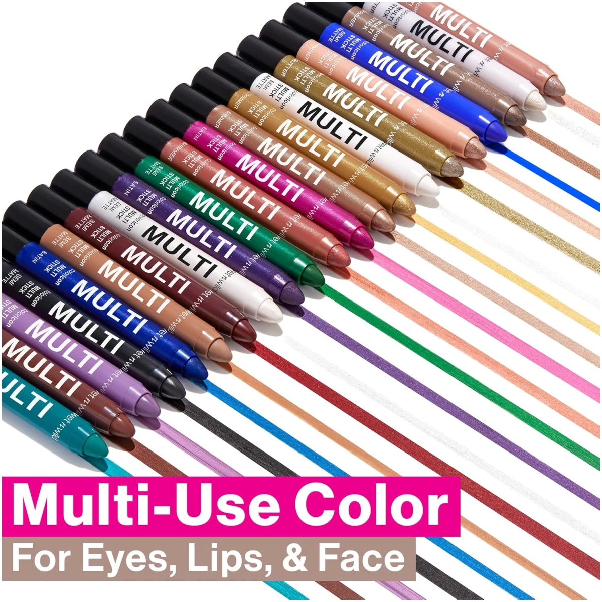wet n wild Color Icon Cream Eyeliner Eyeshadow Multi-Stick, Moisturizing, Nourishing Velvety Cream-to-Powder Buildable & Blendable Formula, Cruelty-Free & Vegan - Brown Sugar