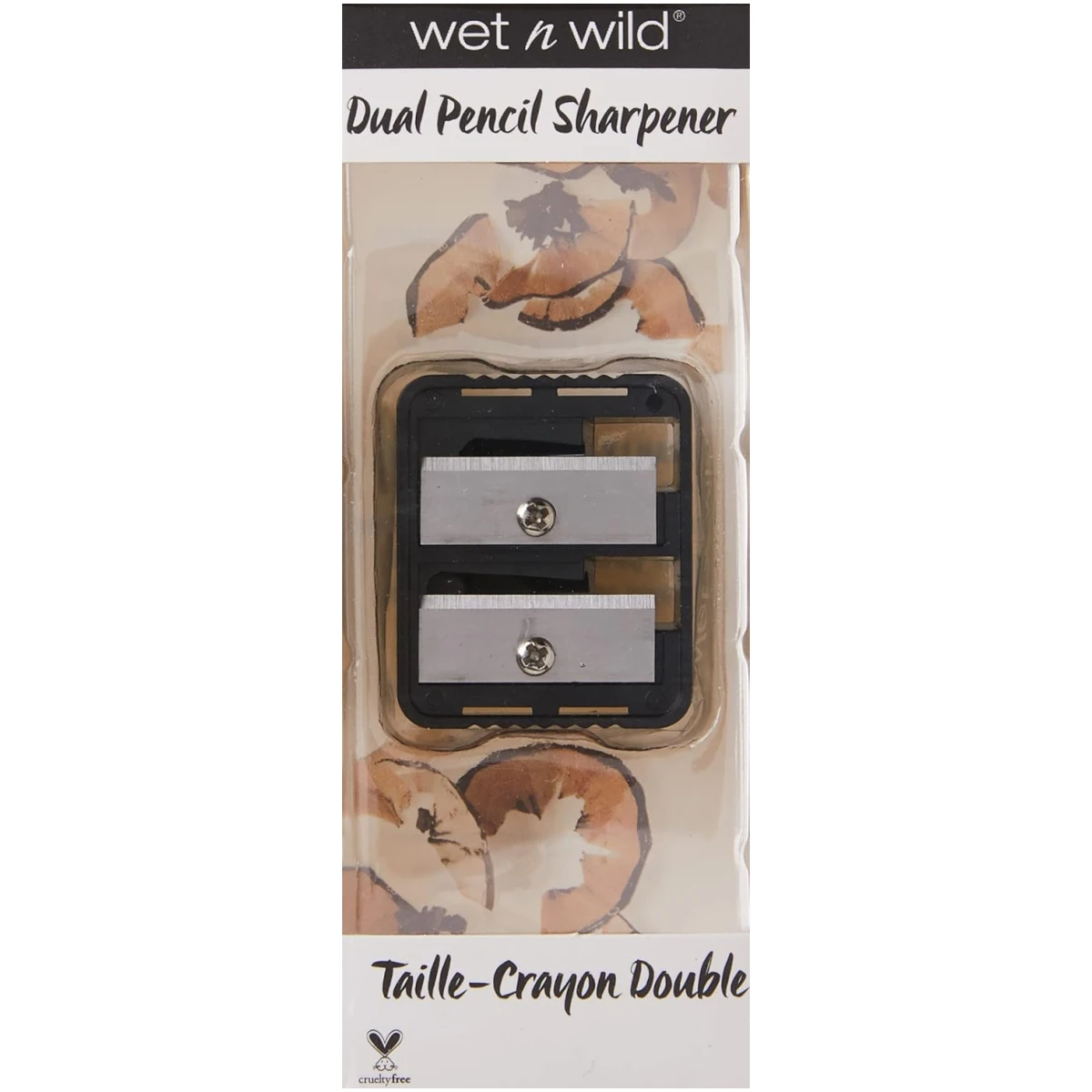 wet n wild Dual Pencil Sharpener Dual-Pencil Eyeliner Pencil Sharpener | Convenient | Essential Tool | Sharpens | Easy to Clean | Travel-Friendly | Compact (Pack of 2)