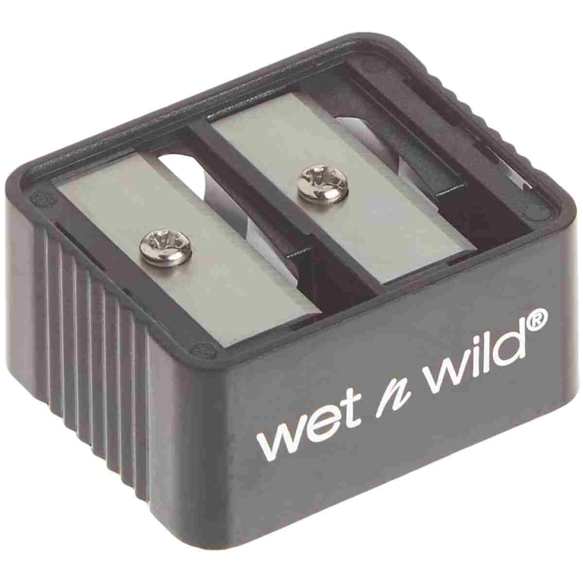 wet n wild Dual Pencil Sharpener Dual-Pencil Eyeliner Pencil Sharpener | Convenient | Essential Tool | Sharpens | Easy to Clean | Travel-Friendly | Compact (Pack of 2)