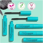 wet n wild Enhance and Define Megawear Mascara, Gentle Gel Volumizing Formula that Promotes Full & Healthy Lashes, Enriched with Soy Protein & Panthenol, Cruelty-Free & Vegan -...