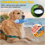 WinTour Tough Dog Toys for Aggressive Chewers, Indestructible Dog Chewers for Medium & Large Breeds, Squeaky Durable Chew Toys to Keep Them Busy, Reduce Boredom, Teeth Cleaning,...