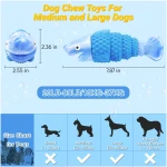 WinTour Tough Dog Toys for Aggressive Chewers, Indestructible Dog Chewers for Medium & Large Breeds, Squeaky Durable Chew Toys to Keep Them Busy, Reduce Boredom, Teeth Cleaning,...