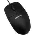 Wired Keyboard and Mouse Bundle, Full-Sized, QWERTY Layout, Black