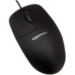 Wired Keyboard and Mouse Bundle, Full-Sized, QWERTY Layout, Black
