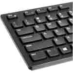 Wired Keyboard, Full-Sized, QWERTY Layout, Black