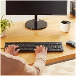 Wired Keyboard, Full-Sized, QWERTY Layout, Black