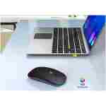 Wireless Bluetooth Mouse Rechargeable Laptop Mice with LED Use Portable(BT5.2 and USB 2.4G) Dual Mode Connection Silent Slim Computer Mouse for Laptop/iPad Tablet/Apple...