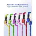 XIAWAO USB 转 USB C 数据线（6 件装，10 英尺 6 英尺），USB A 转 Type C 充电器快速充电线，适用于三星 Galaxy S23 S22 S21 S20 S10 S9 Note 20 10 A50 A51 A71 Moto G，适用于 iPhone 16...