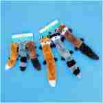 ZippyPaws Skinny Peltz - No Stuffing Dog Toy Pack to Keep Them Busy, for Medium and Large Dogs, Squeaky Pet Toys, Unstuffed Chew Toys, Soft Plush Variety Pack, Fox, Raccoon, and...