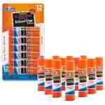 Elmer's 12pk Washable School Glue Sticks - Disappearing Purple: Non-Toxic, Dries Clear, Large Glue Sticks 12 Pack