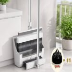 3-In-1 Foldable Broom with Dustpan Combo Set And 4-In-1 Floor Brush with Long Handle, 2-In-1 Efficient Cleaning Flexible Design Quick Dust Removal Dorm Room Essentials Good Helper for Home Office Cleaning, A Versatile Cleaning Tool Set. - Image 4