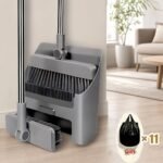 3-In-1 Foldable Broom with Dustpan Combo Set And 4-In-1 Floor Brush with Long Handle, 2-In-1 Efficient Cleaning Flexible Design Quick Dust Removal Dorm Room Essentials Good Helper for Home Office Cleaning, A Versatile Cleaning Tool Set. - Image 5