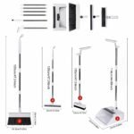 3-In-1 Foldable Broom with Dustpan Combo Set And 4-In-1 Floor Brush with Long Handle, 2-In-1 Efficient Cleaning Flexible Design Quick Dust Removal Dorm Room Essentials Good Helper for Home Office Cleaning, A Versatile Cleaning Tool Set. - Image 2
