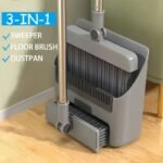 3-In-1 Foldable Broom with Dustpan Combo Set And 4-In-1 Floor Brush with Long Handle, 2-In-1 Efficient Cleaning Flexible Design Quick Dust Removal Dorm Room Essentials Good Helper for Home Office Cleaning, A Versatile Cleaning Tool Set. - Image 10