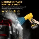 Powerful 50000RPM Cordless Leaf Blower, 20V Turbo Air Blower for Car Drying, Leaf Snow Dust Blowing, with Battery, Perfect Christmas Gift, Holiday Gift Idea, Home Outdoor Cleaning Tool - Image 12