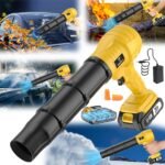 Turbo Blower, 20000RPM Electric Cordless Leaf Blower, 20V 2.0/4.0AH Battery Jet Dry Blower, High Pressure Air Blower, Jet Blower Car Dryer, Hand Held Snow Blower, Home Outdoor, Blowing Leaves And Dust, Birthday Or Holiday Gifts - Image 13