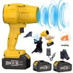 Powerful 50000RPM Cordless Leaf Blower, 20V Turbo Air Blower for Car Drying, Leaf Snow Dust Blowing, with Battery, Perfect Christmas Gift, Holiday Gift Idea, Home Outdoor Cleaning Tool - Image 11