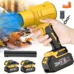 Powerful 50000RPM Cordless Leaf Blower, 20V Turbo Air Blower for Car Drying, Leaf Snow Dust Blowing, with Battery, Perfect Christmas Gift, Holiday Gift Idea, Home Outdoor Cleaning Tool - Image 2