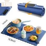 Smart Electric Warming Tray with Adjustable Temperature, a Flexible Silicone Hot Plate for Precision Heating, Ideal for Holiday Buffets and Parties - Image 3