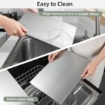 304 Stainless Steel Cutting Board for Household Use, Kitchen Supplies, Meal Preparation, Pre Meal Preparation Tools, Modern Cutting Surfaces, Fashionable Kitchen Tools, Rust Proof Materials, Easy to Clean, Multifunctional Cutting Pads - Image 11