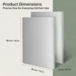 304 Stainless Steel Cutting Board for Household Use, Kitchen Supplies, Meal Preparation, Pre Meal Preparation Tools, Modern Cutting Surfaces, Fashionable Kitchen Tools, Rust Proof Materials, Easy to Clean, Multifunctional Cutting Pads - Image 6