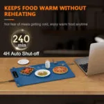 Smart Electric Warming Tray with Adjustable Temperature, a Flexible Silicone Hot Plate for Precision Heating, Ideal for Holiday Buffets and Parties - Image 2