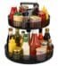 2-Tier Lazy Susan Organizer, 360° Rotating Turntable Organizer Rack, Bathroom Counter Organizer, Height Adjustable Spinning Spice Holder, Versatile Countertop Organizer for...