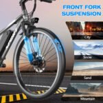 GWEIT Electric Bike for Adults, 750W Peak Ebike with 48V 10.4Ah Removable Battery, Up to 20MPH 55 Miles, 26 inch Adult Electric Bicycles , Step-Thru E-Bike for Adult - 图片 34