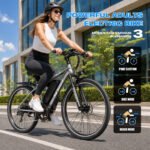GWEIT Electric Bike for Adults, 750W Peak Ebike with 48V 10.4Ah Removable Battery, Up to 20MPH 55 Miles, 26 inch Adult Electric Bicycles , Step-Thru E-Bike for Adult - 图片 36