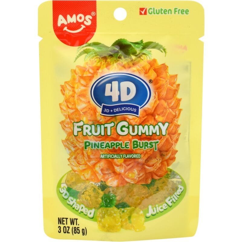 AMOS 4D GUMMY FRUITS BURST-PINEAPPLE