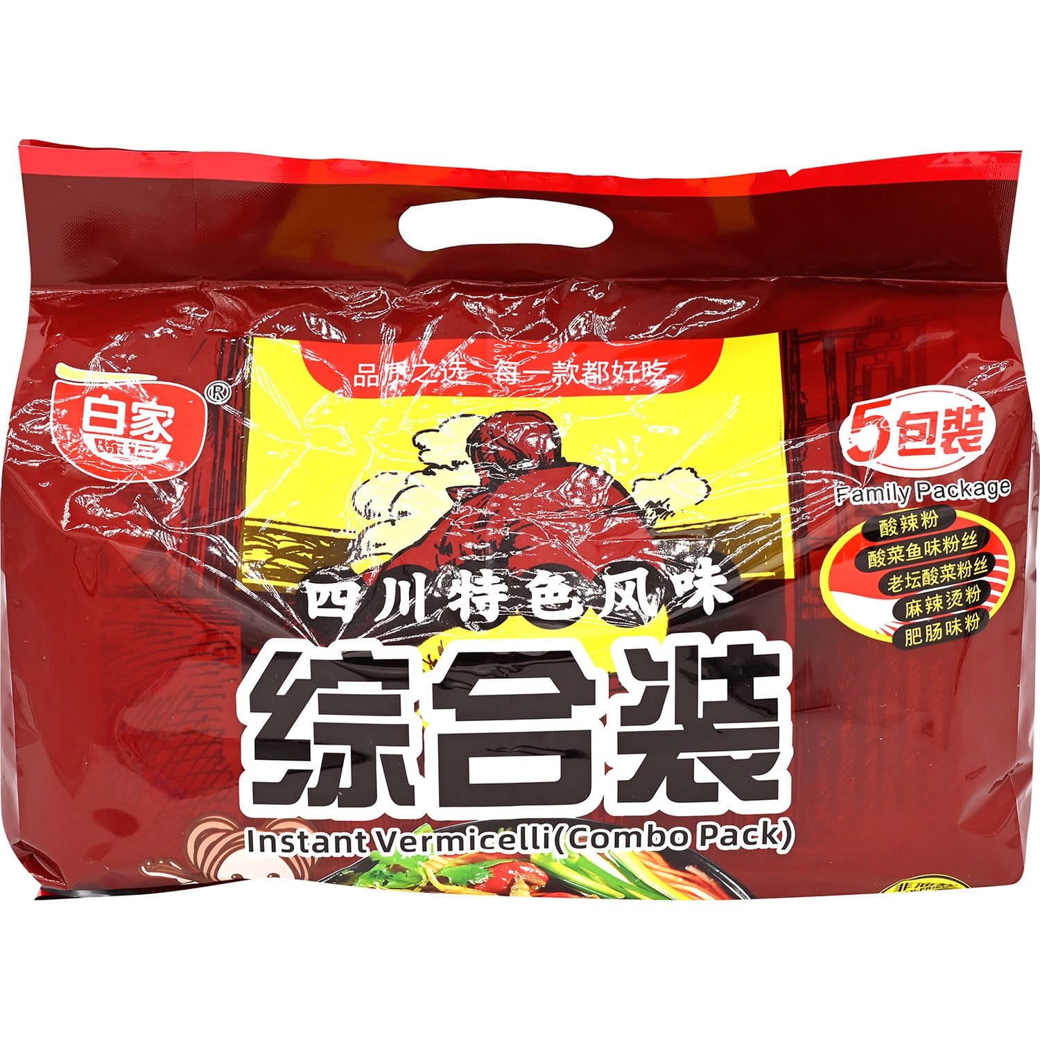 Baijia Inst Vermicelli 5Pk Combo Baijia Inst Vermicelli 5Pk Combo