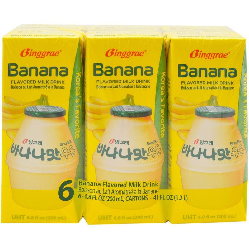 Binggrae Banana Flavored Milk Drink-6Pk