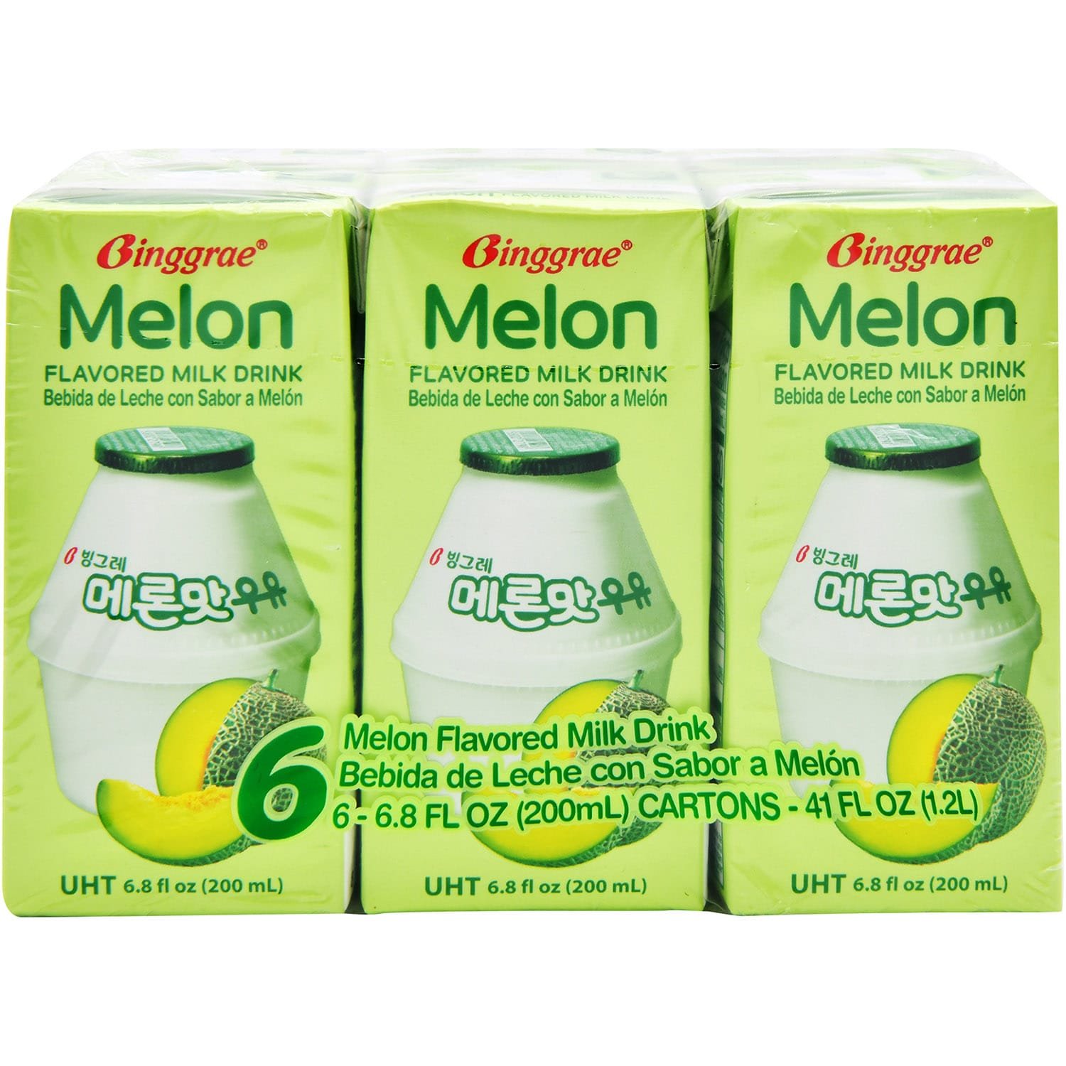 Binggrae Korean Melon Flavor Mild Drk Binggrae Korean Melon Flavor Mild Drk
