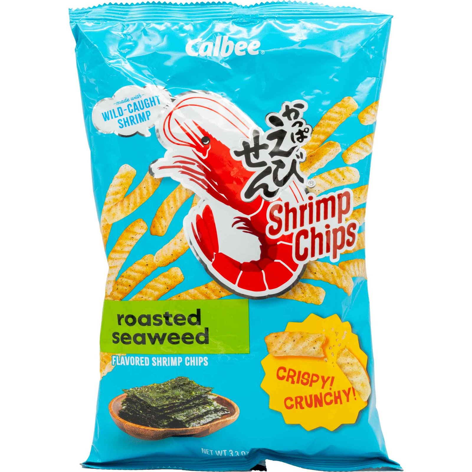 CALBEE SHRIMP CHIPS SEAWEED 3.30 OZ CALBEE SHRIMP CHIPS SEAWEED 3.30 OZ