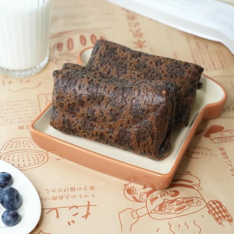 巧克力蛋皮面包卷吐司，12.76盎司【营养早餐面包】