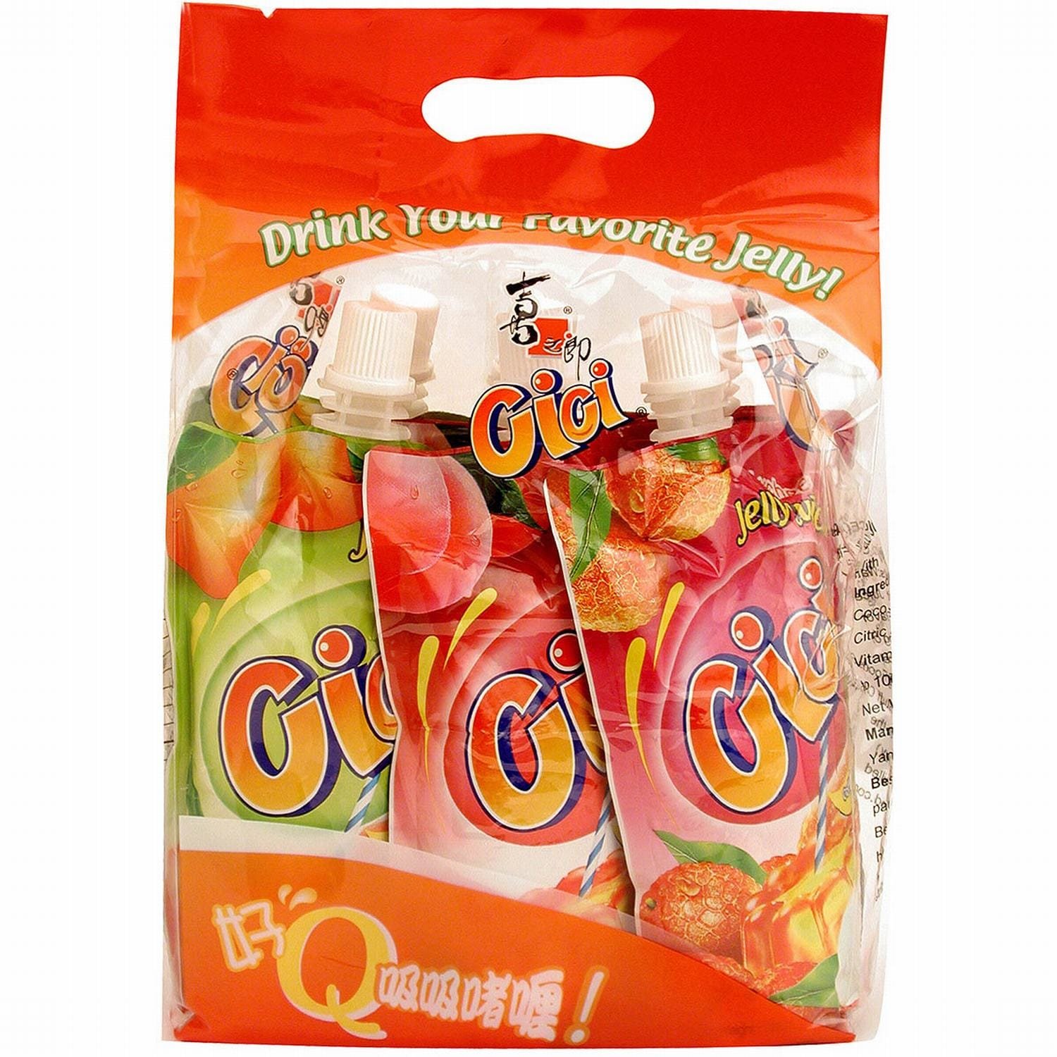 Cici Jelly Drink 6pk Lychee/Mango/Peach Cici Jelly Drink 6pk Lychee/Mango/Peach
