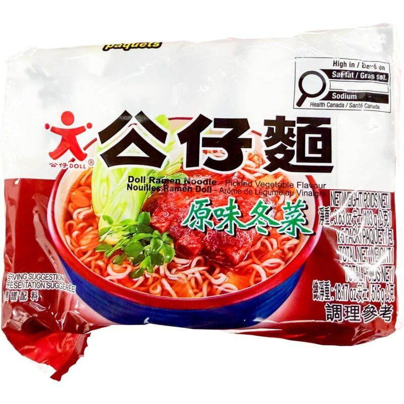 Doll Pickled Vegetable Inst.Noodles 5Pk