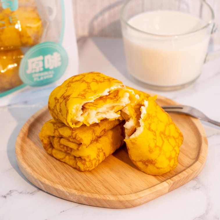 Egg Crust Roll Toast Bread Original Flavor, 10.58 oz【Nutritious Breakfast Bread】