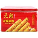 尤龙芝麻蛋卷罐