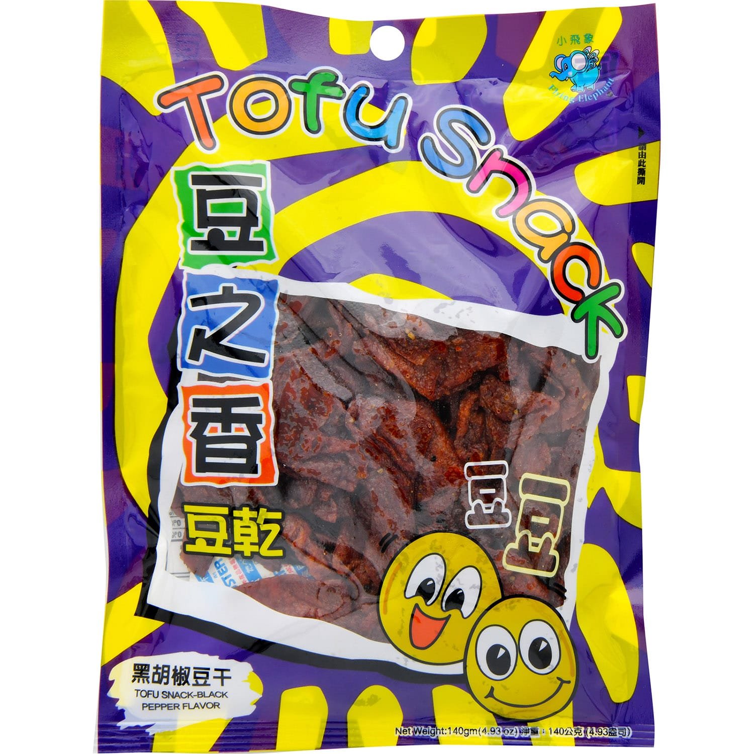 F/Elephant Tofu Snack Blk Pppr F/Elephant Tofu Snack Blk Pppr