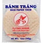 F/Horse Rice Paper-Round/16Cm