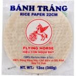 F/Horse Rice Paper-Round/22cm